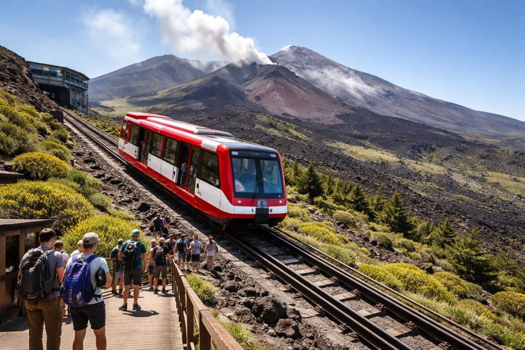 découvrez le funiculaire de l'etna : horaires, tarifs et guide complet pour profiter pleinement de votre montée vers le sommet de ce volcan emblématique.