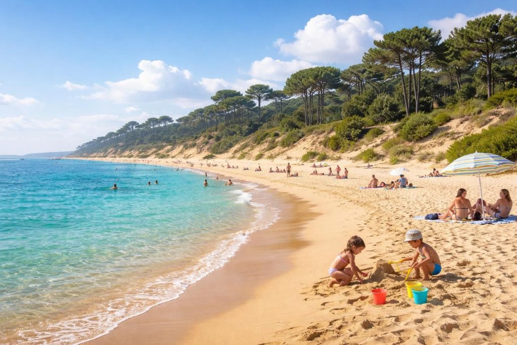 découvrez la plage du moulleau, l'une des meilleures plages d'arcachon, idéale pour se baigner et profiter d'un cadre naturel exceptionnel.
