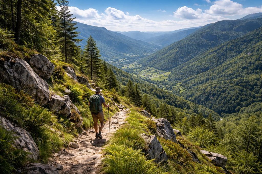 découvrez les sentiers de randonnée autour de saint-girons et profitez des panoramas exceptionnels depuis les hauteurs environnantes.